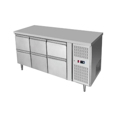 KRYO 6-Drawer Under-Counter Chiller - Premium  from Kryo Kitchen Equipment - Shop now at Kryo Kitchen Equipment